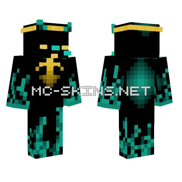 Biol Minecraft skin, front and back