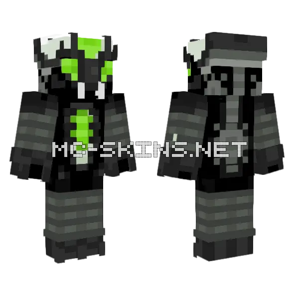 Bionicle Bohrok Minecraft skin, front and back