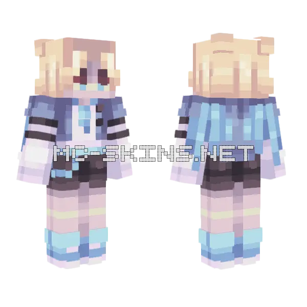 Bird Keeper Minecraft skin, front and back
