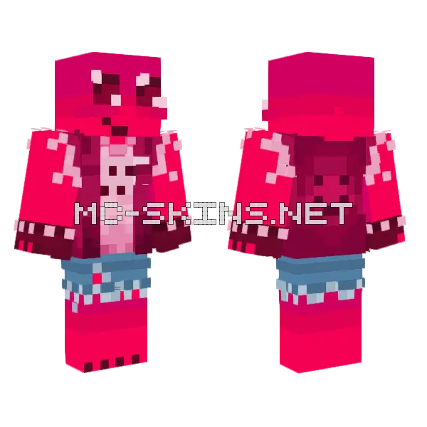 Birdfies Mikurez Gnosis SMP Minecraft skin, front and back