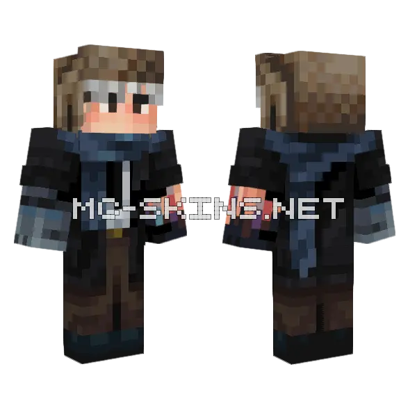 Birz21 Minecraft skin, front and back
