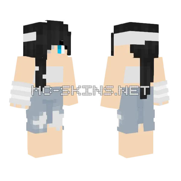 Béjmaksi Minecraft skin, front and back