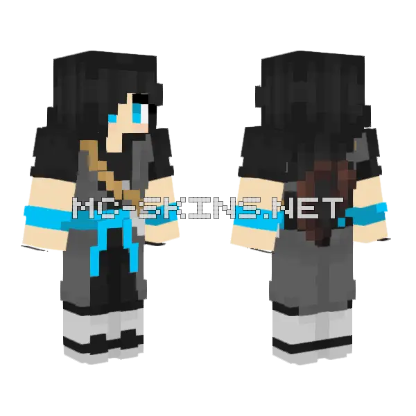 Bèjmaksi Minecraft skin, front and back