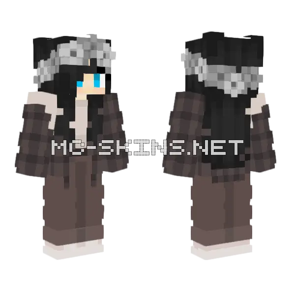Béjmaksi Girl Minecraft skin, front and back