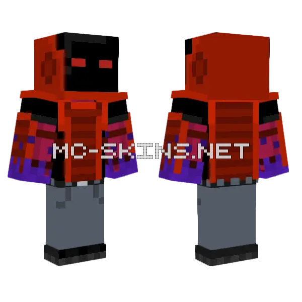 Bl00d Ice79 Minecraft skin, front and back