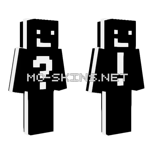 Black and White Figure, front and back