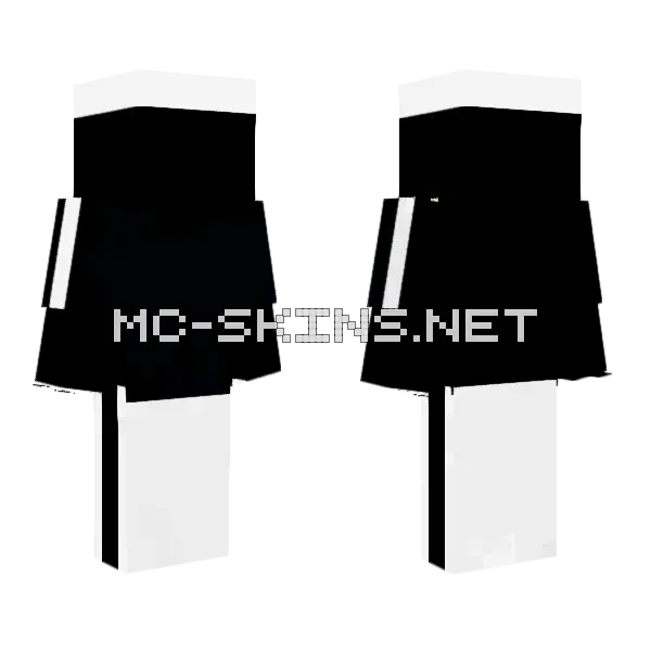Black and White Robot, front and back