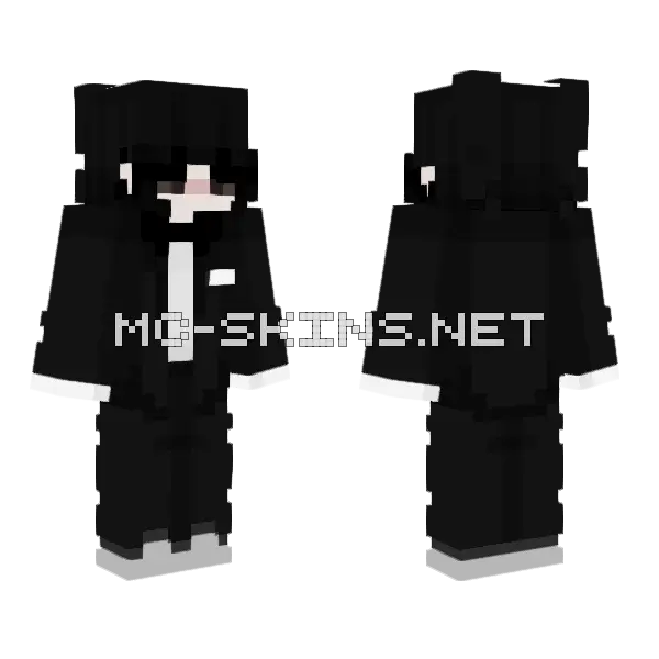 Black and White Suit, front and back