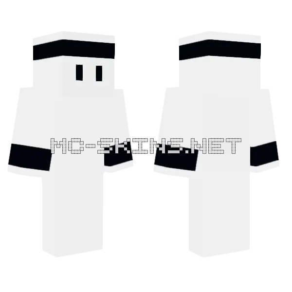 Black and White Suit, front and back