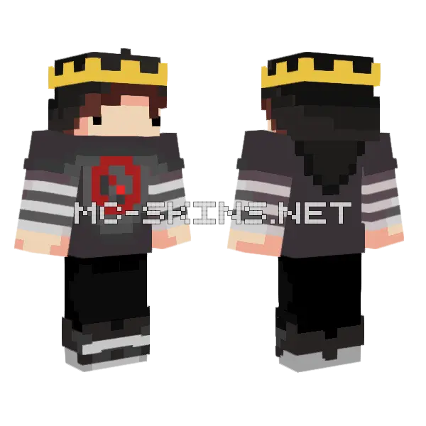 Black and White Uniform, front and back