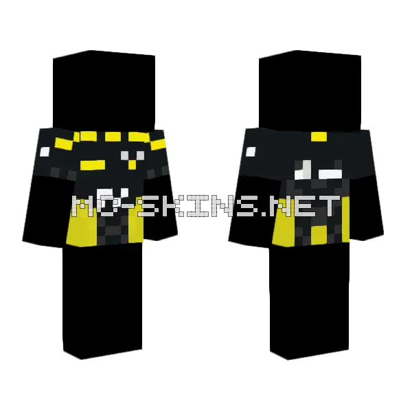 Black and Yellow Jersey, front and back