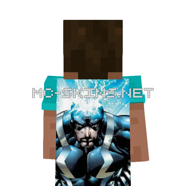 Black Bolt cape, outside and lining