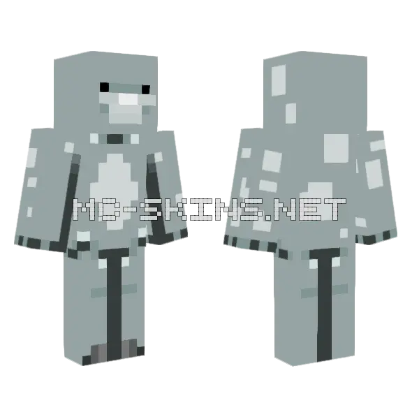 Black Duck Minecraft skin, front and back