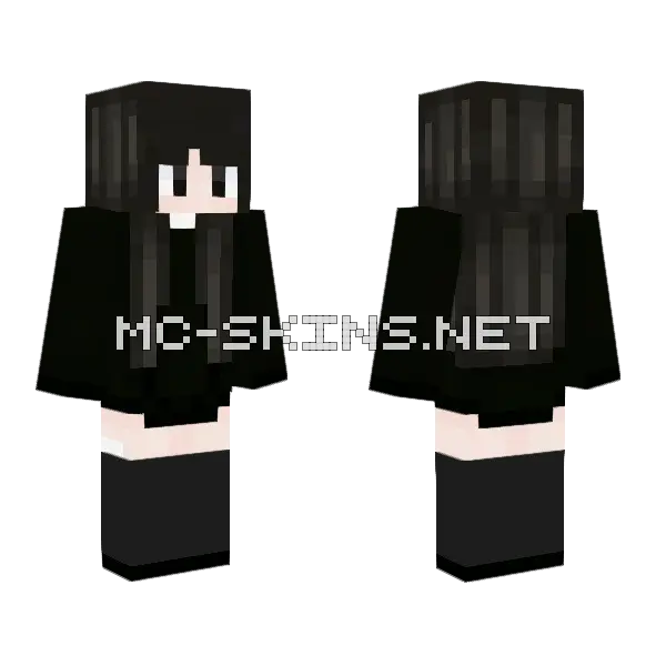 Black Hoodie Boy, front and back