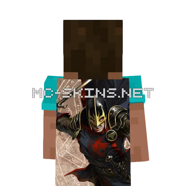 Black Knight III cape, outside and lining