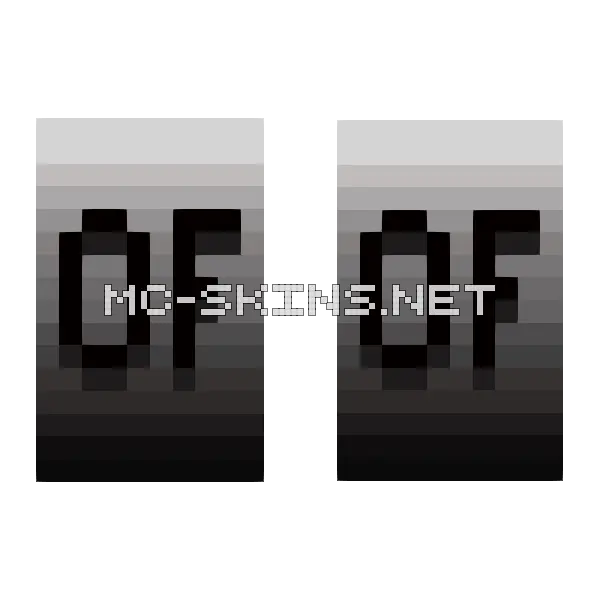Black OptiFine On Grey cape, outside and lining