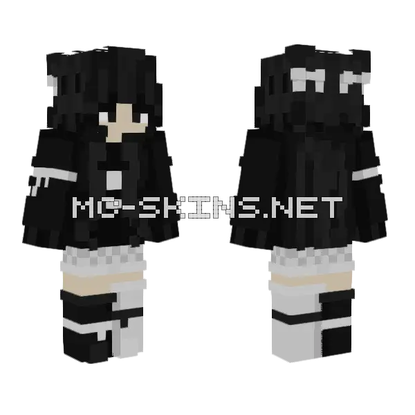 Black Suit Emely, front and back