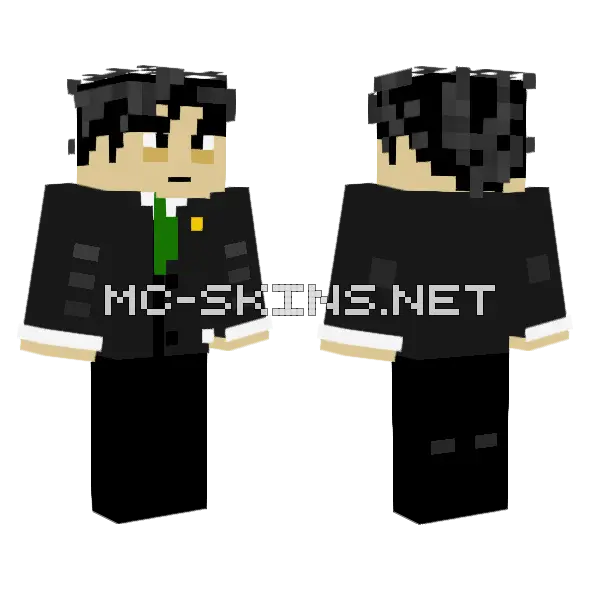 Black Suit Higuruma, front and back