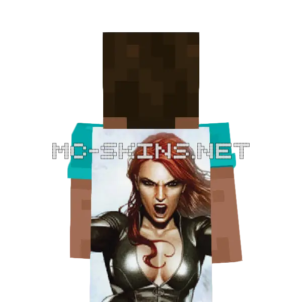 Black Widow cape, outside and lining