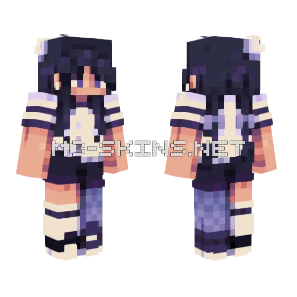Blackberry Cake Ce Minecraft skin, front and back