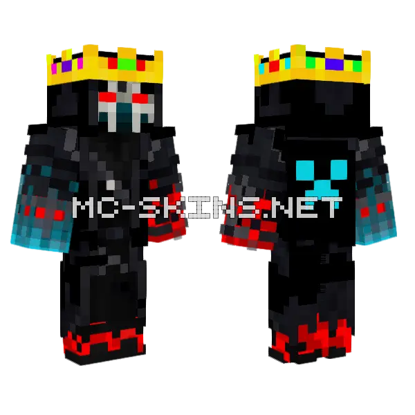 Blackscythe Skin Minecraft skin, front and back
