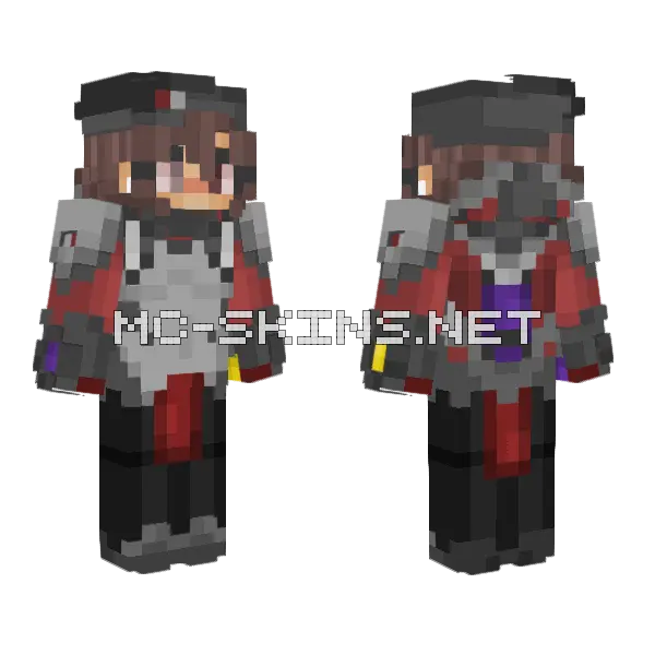 Blackwatch Iroon Minecraft skin, front and back