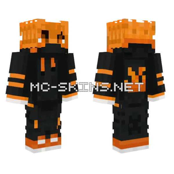 Blastersblaze Skin Minecraft skin, front and back