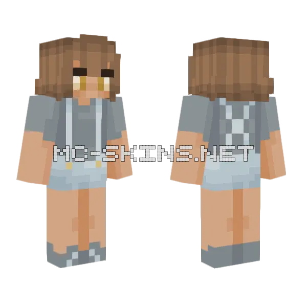 Blblbl Kill Me Plz Minecraft skin, front and back