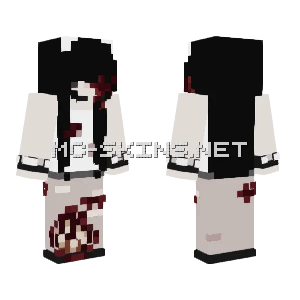 Bleerh Minecraft skin, front and back