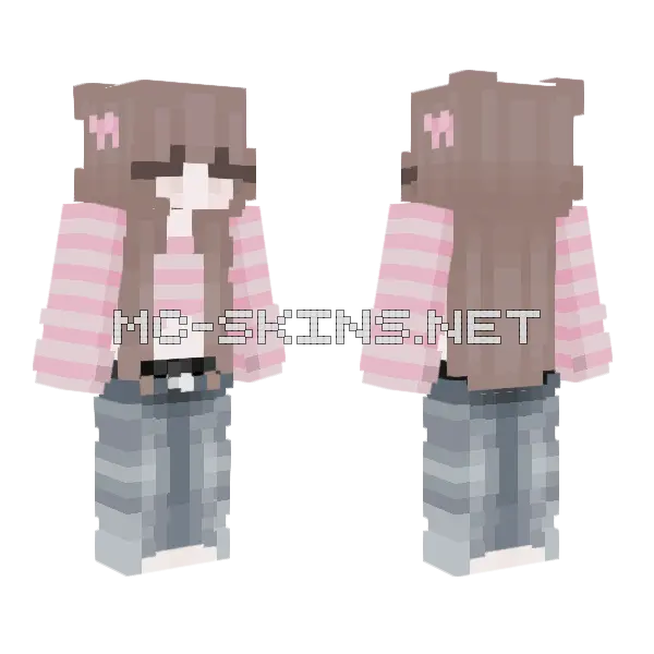 Bleh Minecraft skin, front and back