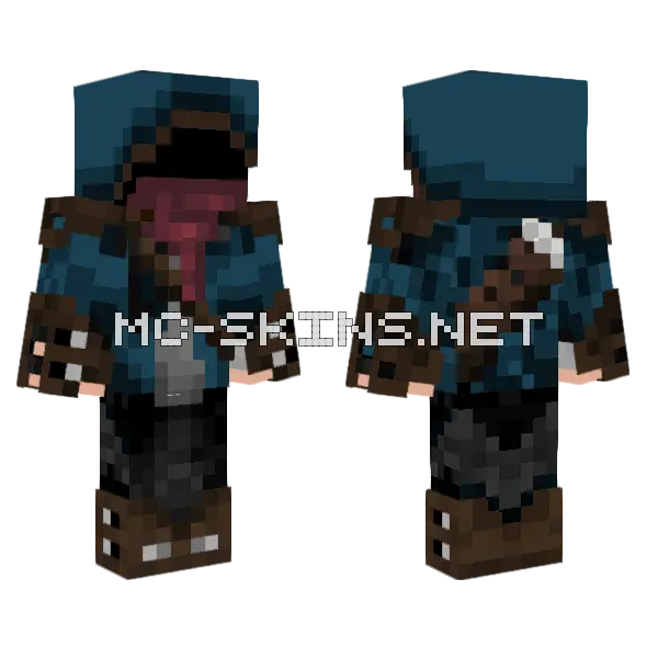 Bless 3 Final Minecraft skin, front and back