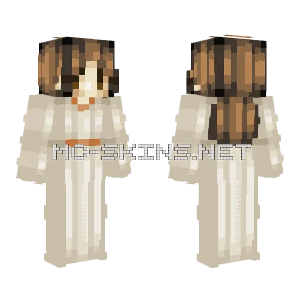 Blessed Pauline Marie Jaricot Minecraft skin, front and back