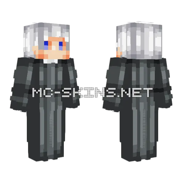 Blessed Petrus Donders Minecraft skin, front and back