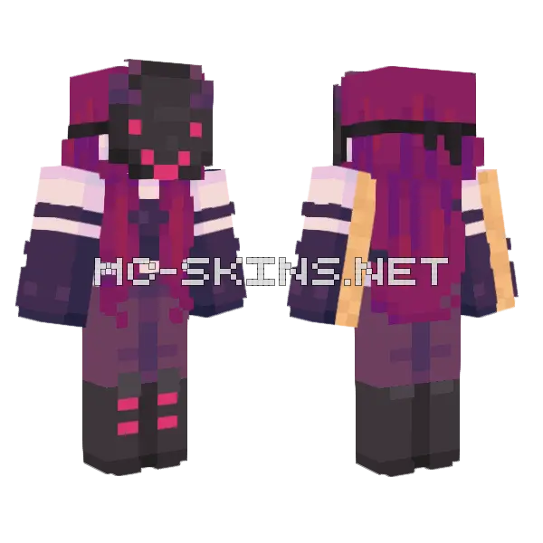 Blinded By Anger Minecraft skin, front and back