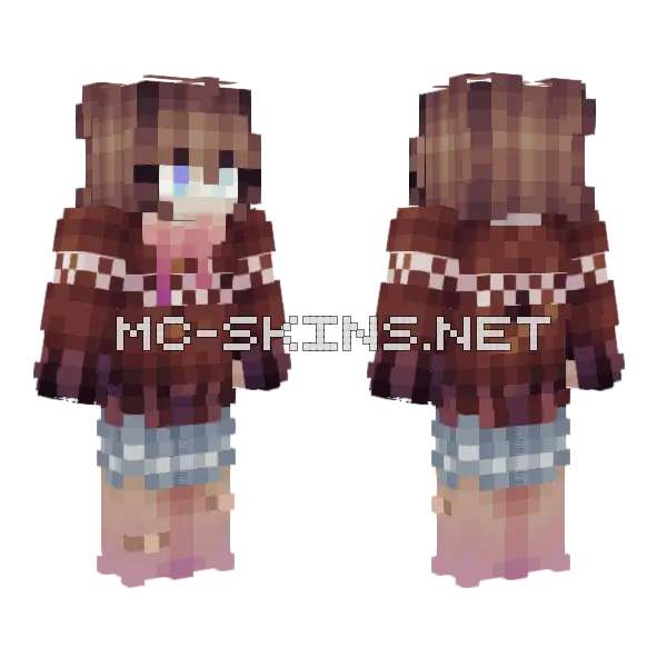 Blinded God Ce Minecraft skin, front and back