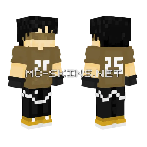 Blindfold Brothers Me Minecraft skin, front and back