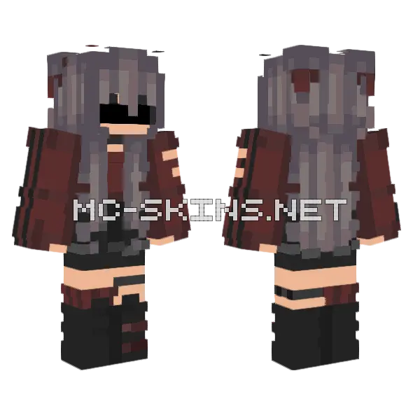 Blindfold Nyx, front and back