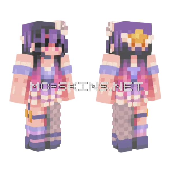 Blink Te Minecraft skin, front and back
