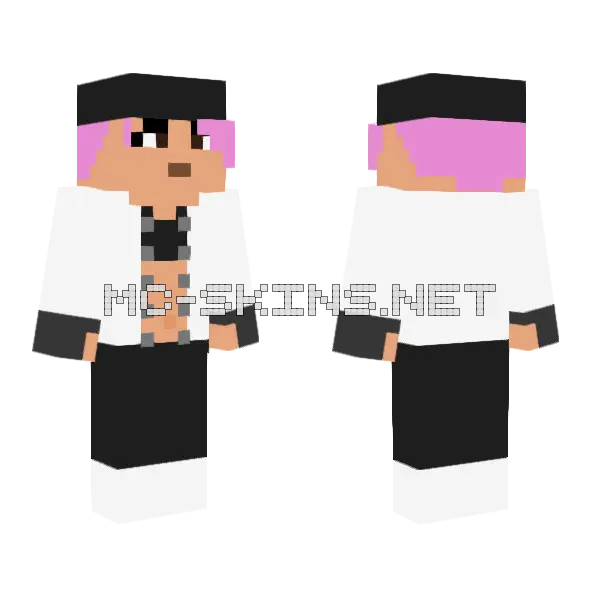 Blizzard Bomber Skin Minecraft skin, front and back