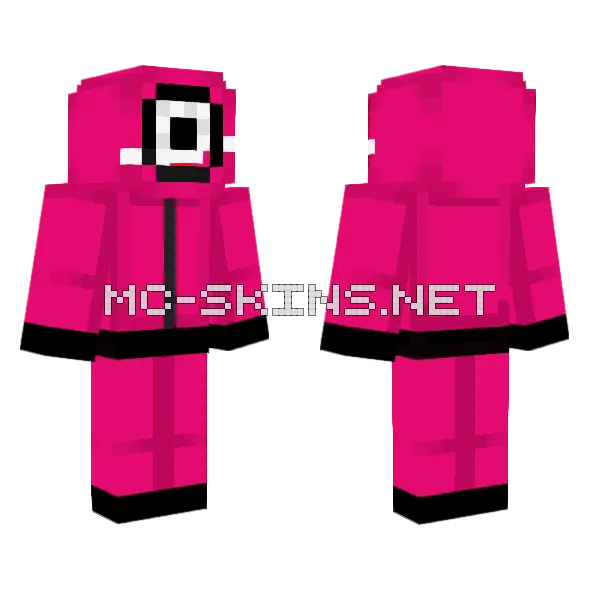 Blob Guard Minecraft skin, front and back