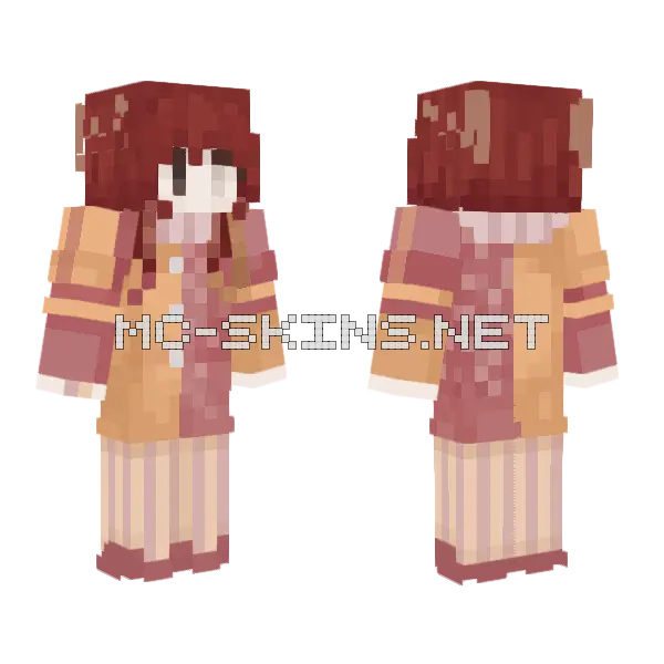 Blom Girl Minecraft skin, front and back