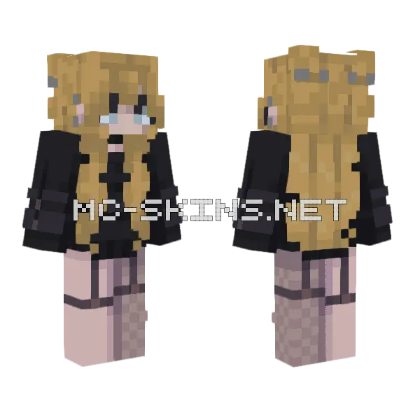 Blonde Egorl Base Minecraft skin, front and back