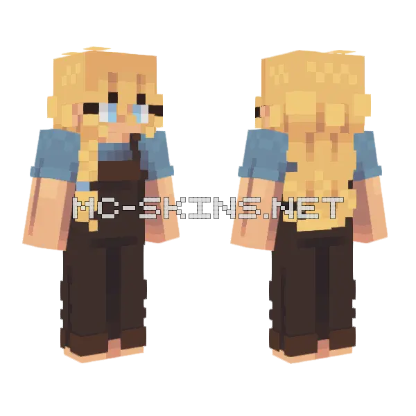 Blonde Hair Farmer, front and back