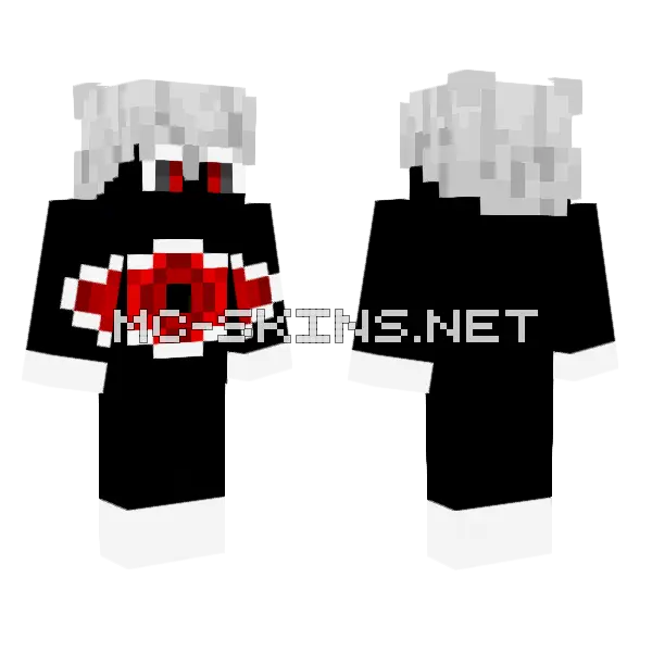 Blood God S Tool Minecraft skin, front and back
