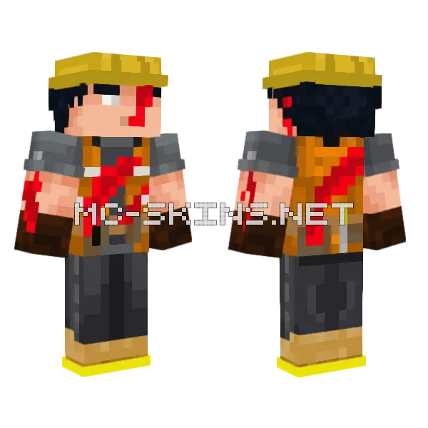 Blood Worker, front and back