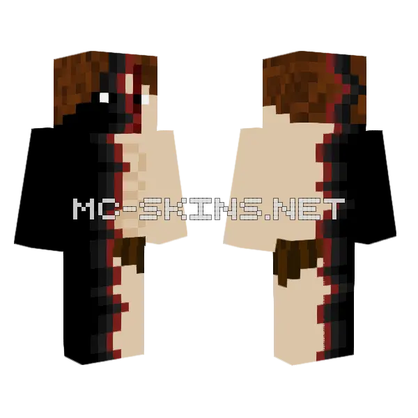 Bloodguard Ce Minecraft skin, front and back