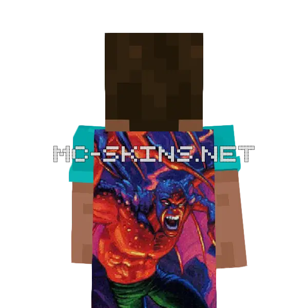 Bloodhawk cape, outside and lining