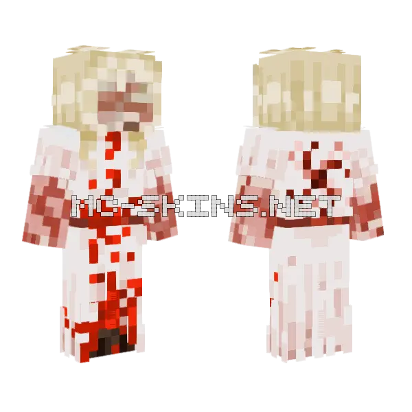 Bloody Bandaged Figure, front and back