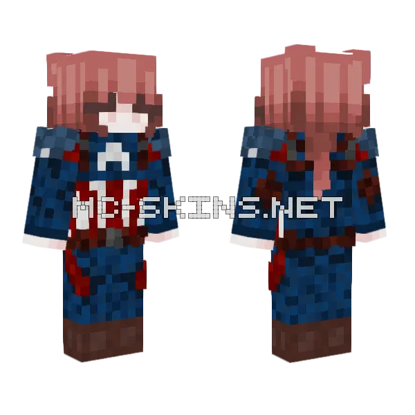 Bloody Captain America, front and back