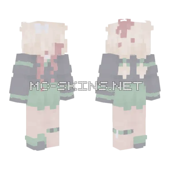 Bloody Eyes Skin Minecraft skin, front and back